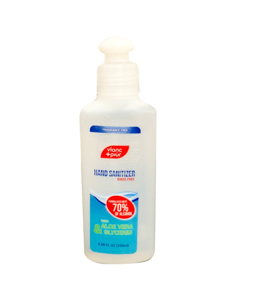 Vlanc + Piur 3.38 Ounce/100ml Hand Sanitizer 70% - Aloe Vera & Glycerin
