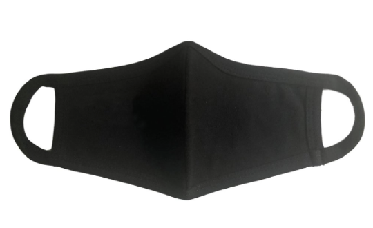 Black Cloth Face Mask - Washable