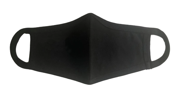 Child Size Cloth Mask - Black - Washable