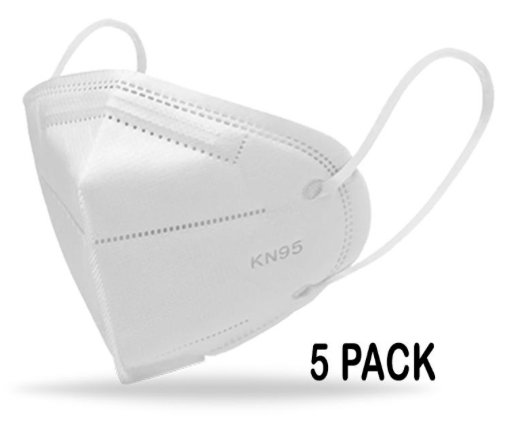 FDA Registered - 5 Pack - KN95 Masks